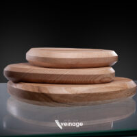 3 essences de bois massif pour ce support de téléphone portable - CAIRN-#2 - Une création Atelier Veinage