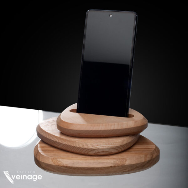 Support de téléphone bois DESIGN – Smart-CAIRN